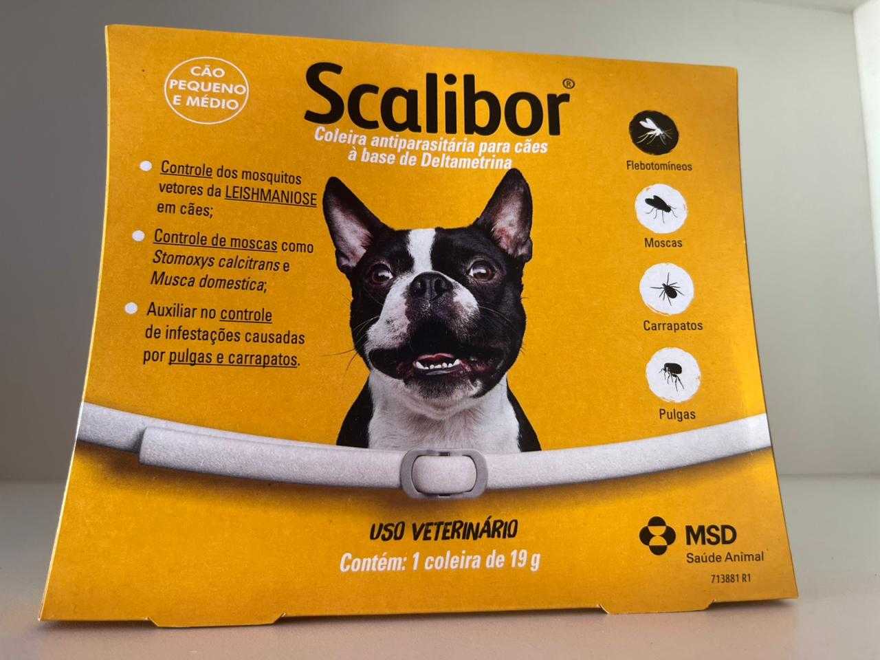 Coleira Scalibor - Pequeno e Médio Porte